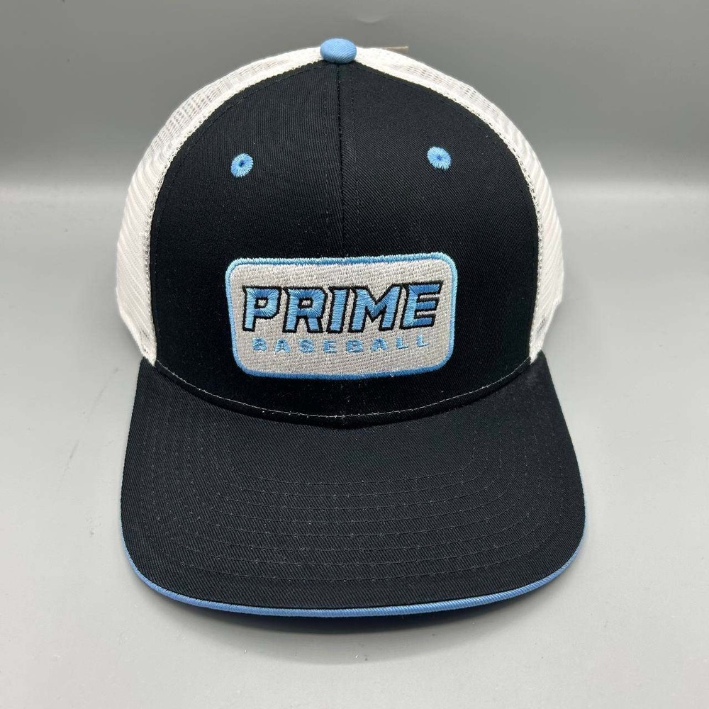 Prime Baseball Trucker Hat Men Black White The Game Snap Back Cap New